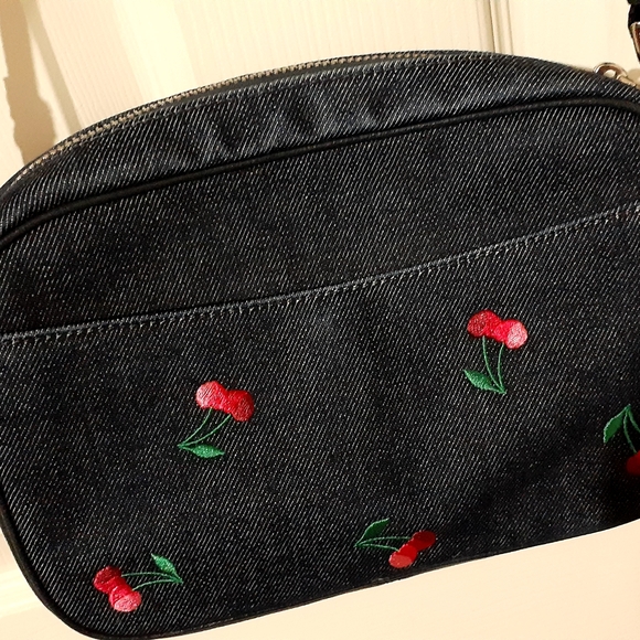 Kate Spade Blue Jean Crossbody Bag with Cherry Embroidery - Picture 9 of 17